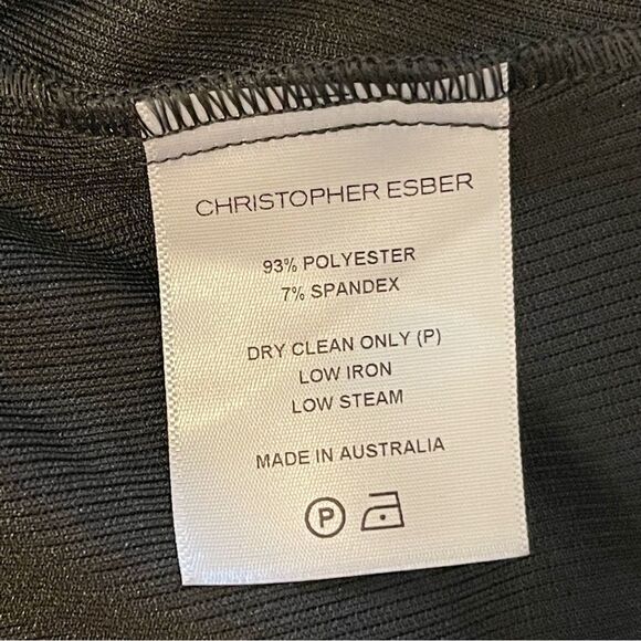 CHRISTOPHER ESBER INTERLOCKED RIB DRESS IN SIZE 12 - Picture 9 of 12
